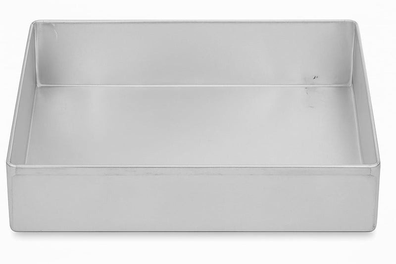 RINKLE TRENDZ Aluminium Rectangle/Sweet/Baking Tin - 6 X 8 X 2 Inches - 1 Qty - Image 1