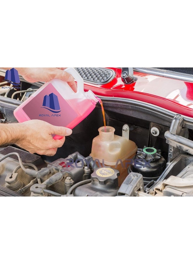 Royal Apex Radiator Coolant Red Specially Made For All Vehicles And Heavy Duty Engines 4 Ltr  - Image 2