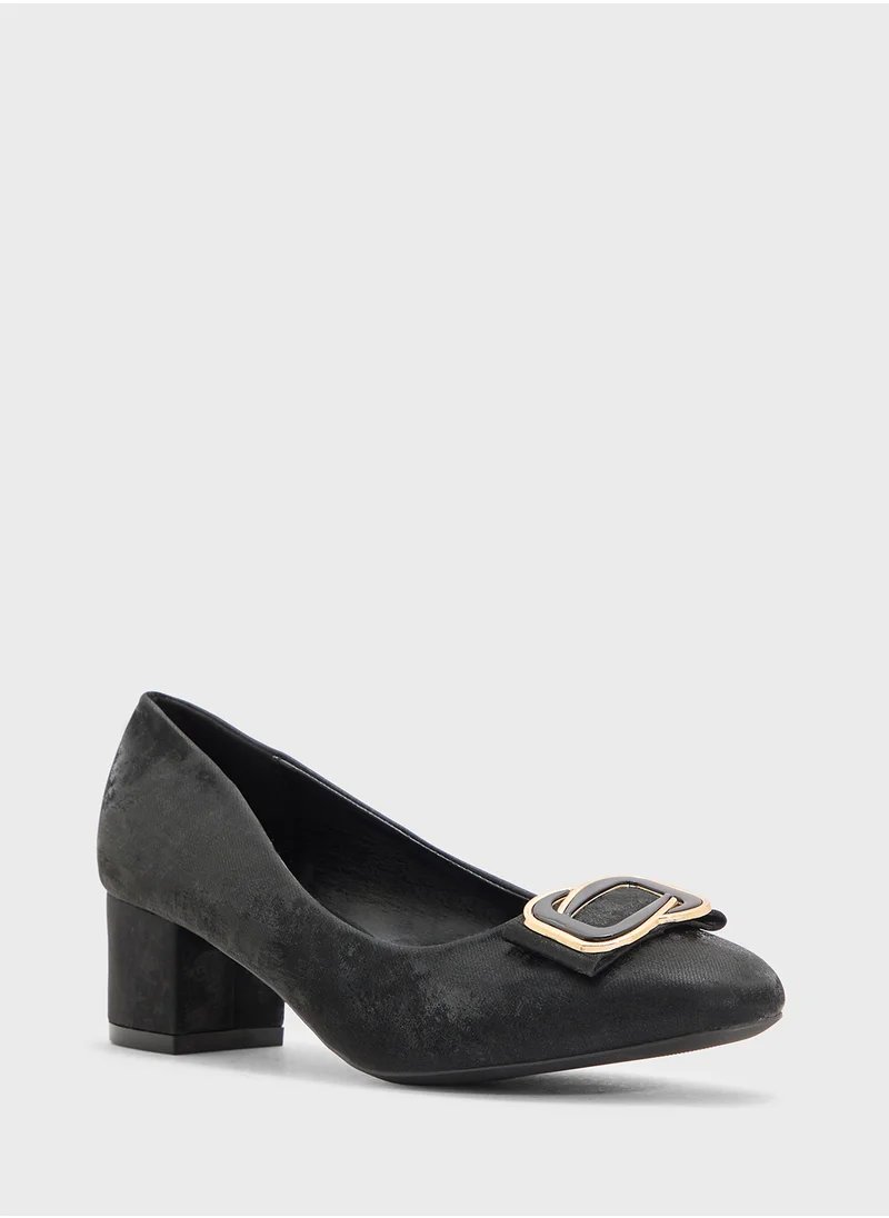 بيتك ستيبس Low Block Heeled Pump