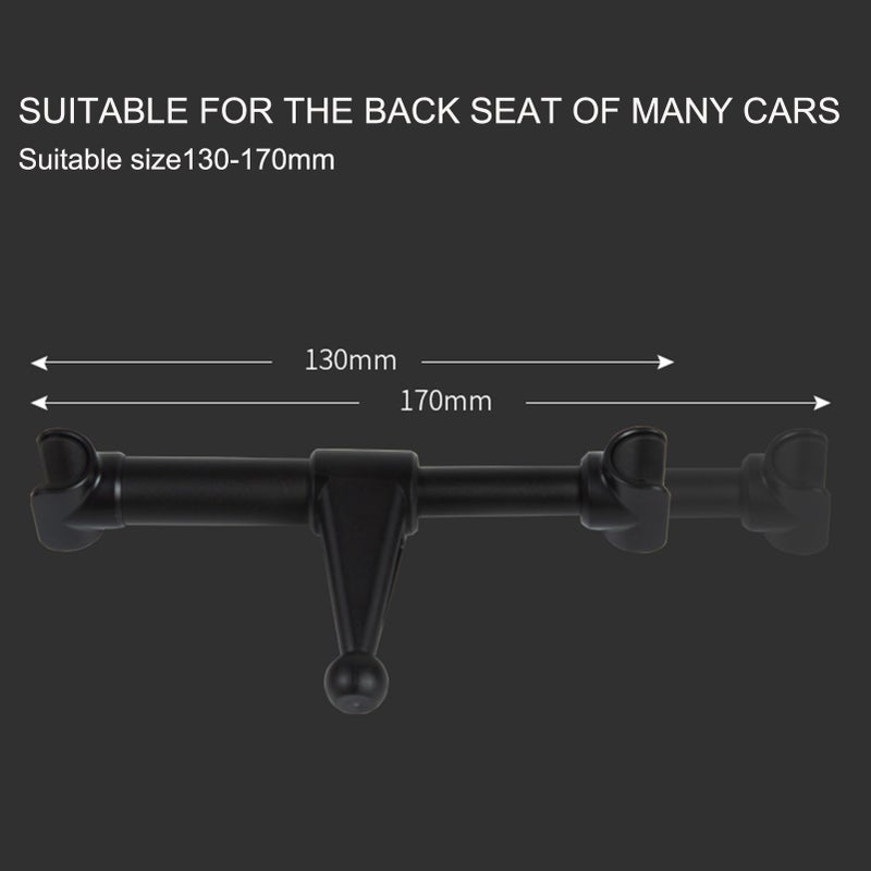 Car Tablet Holder Backseat Headrest Phone Stand 4-10.5 inch Phone Tablet Holder Replacement for iPhone X 8 iPad 1 2 3 4 Mini - Image 3