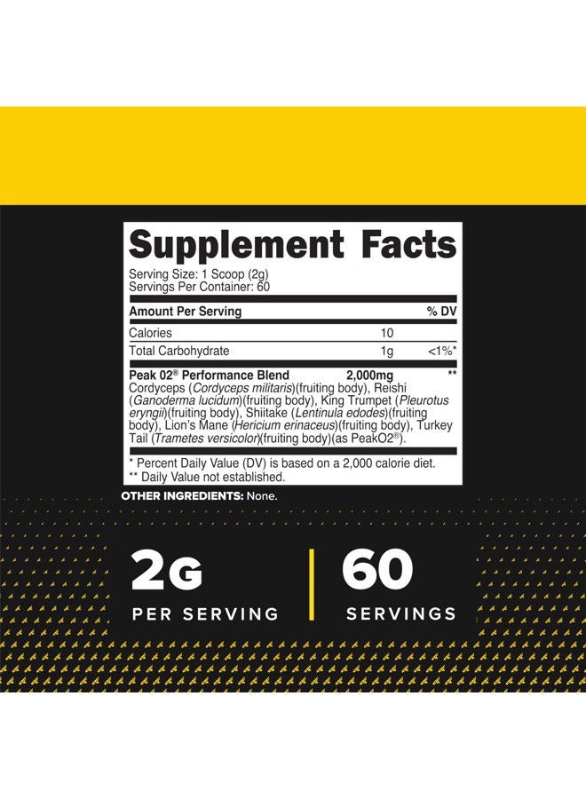 PrimaForce Peak O2 Workout Supplement, 120 Grams - Proprietary Blend, Non-GMO, Vegan and Gluten Free - Image 2