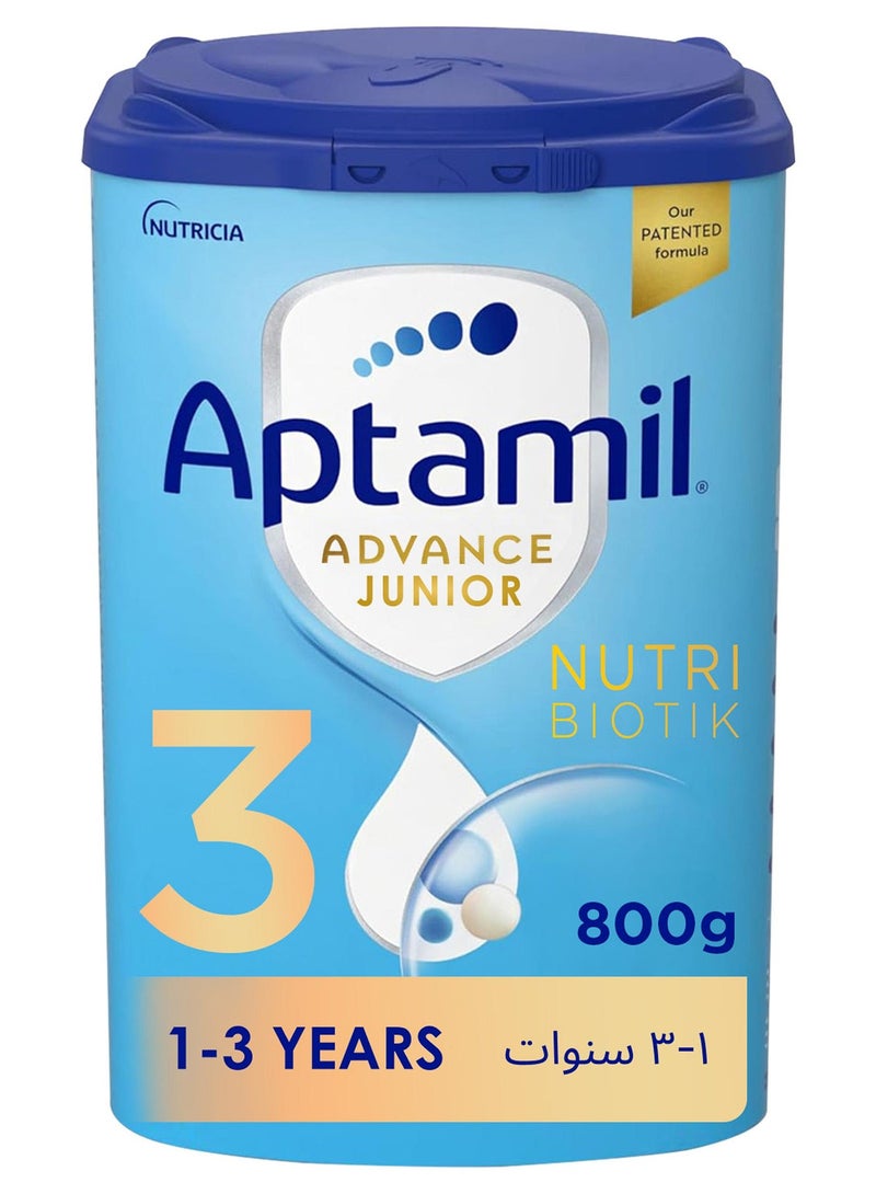 Aptamil Advance Junior 3 Milk Formula Palm Oil Free 1-3 Years Bundle - Image 2