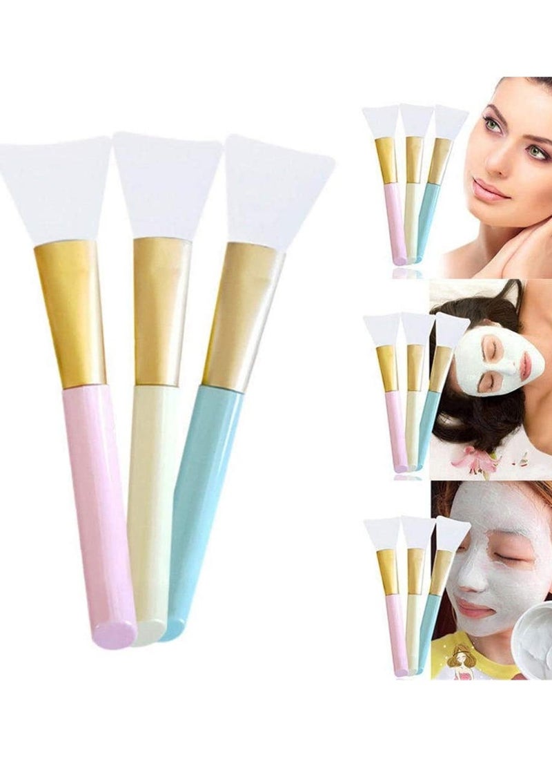 ORiTi Face Mask Brush,Hairless Silicone Cosmetic Scrapers 6pcs  - Image 2