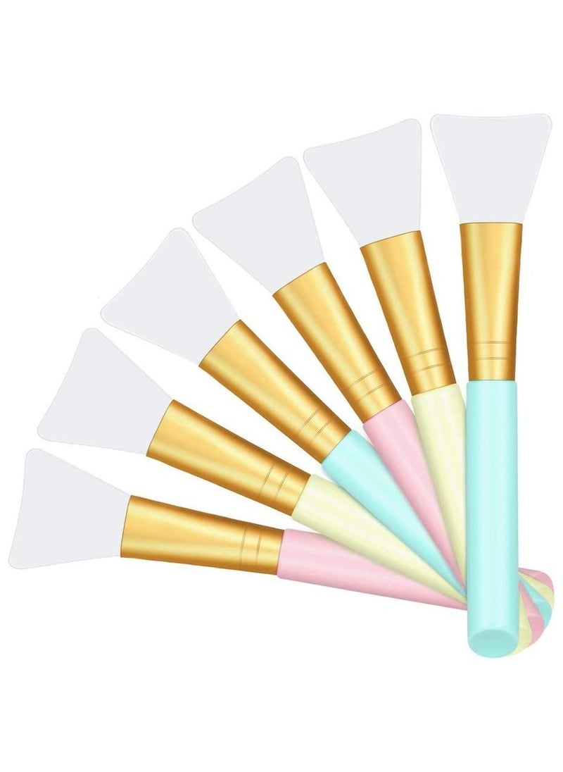 ORiTi Face Mask Brush,Hairless Silicone Cosmetic Scrapers 6pcs  - Image 1