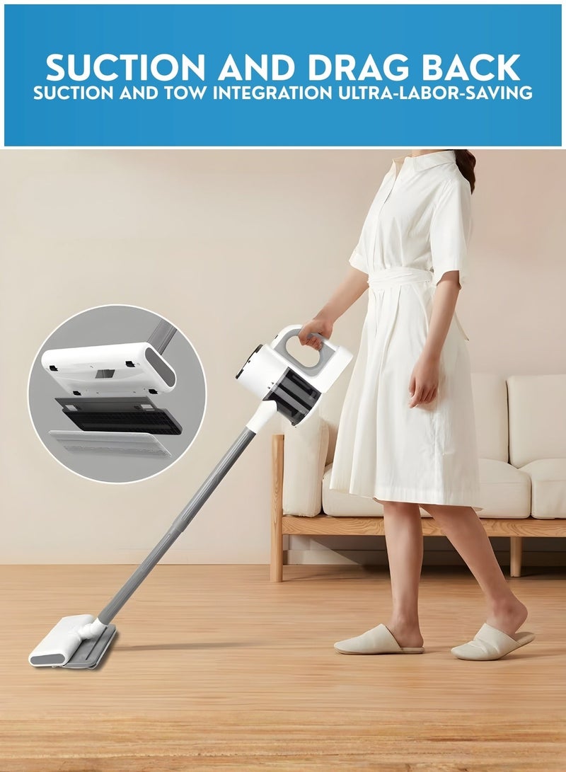 JUNI 120W Cordless Vacuum Cleaner for Home & Car, 2-in-1 Stick & Handheld Wireless Vacuum with 2000mAh Battery, 900ml Dust Cup, Type-C Fast Charging, One-Button Dust Release, Detachable Washable Filter, Lightweight Rechargeable Cleaner for Tiles, Sofa & Mattress (KJ-09) - Image 4