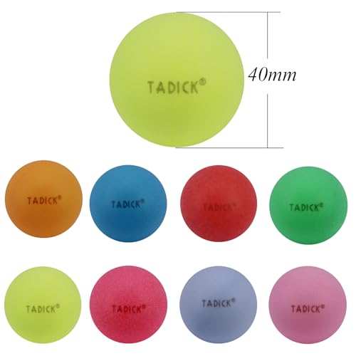 TADICK 50 Pack Ping Pong Balls Assorted Color Washable Plastic Table Tennis Ball - Image 2