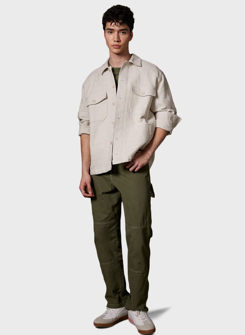 DeFacto Man Relax Fit Long Sleeve Shirt  - Image 4
