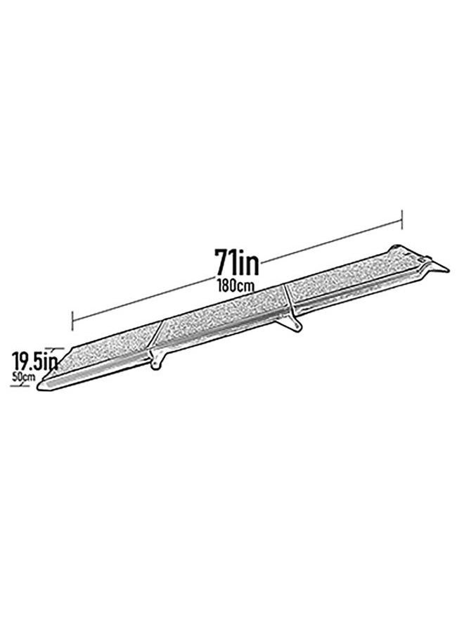 Pet Gear Tri-Fold Portable Pet Ramp for Dogs and Cats, 71" Long, Extra Wide, Holds up to 200lbs, Patented Design, Compact/Easy Fold with Safety Tether, Available in 2 Models - Image 5