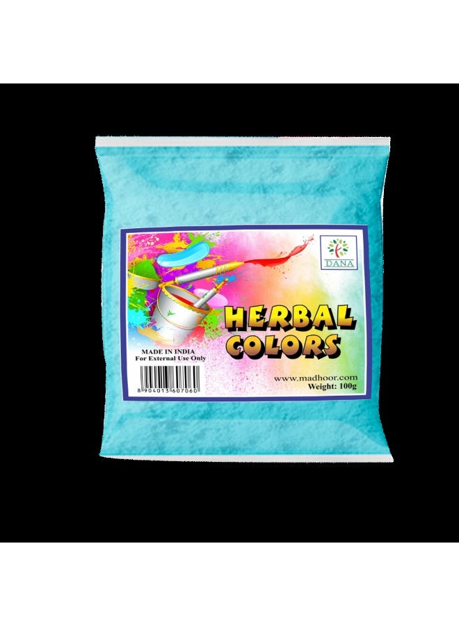 Herbal Colors, Sky Blue - 100g, India