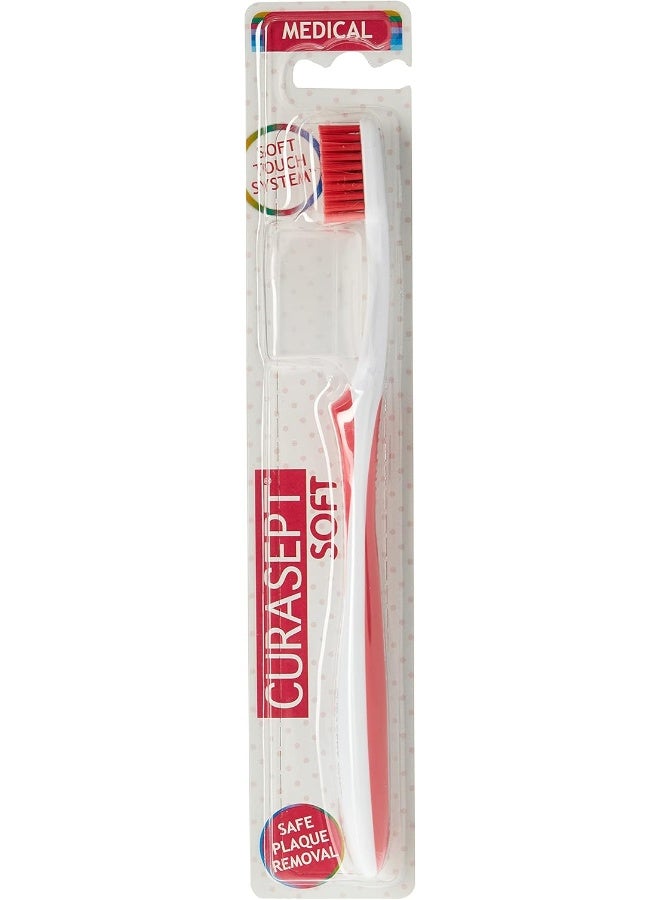 Curasept Medical Red Tooth Brush - 2 packs - Image 1
