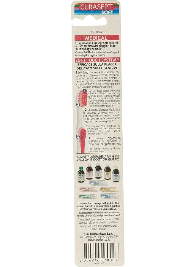 Curasept Medical Red Tooth Brush - 2 packs - Image 2