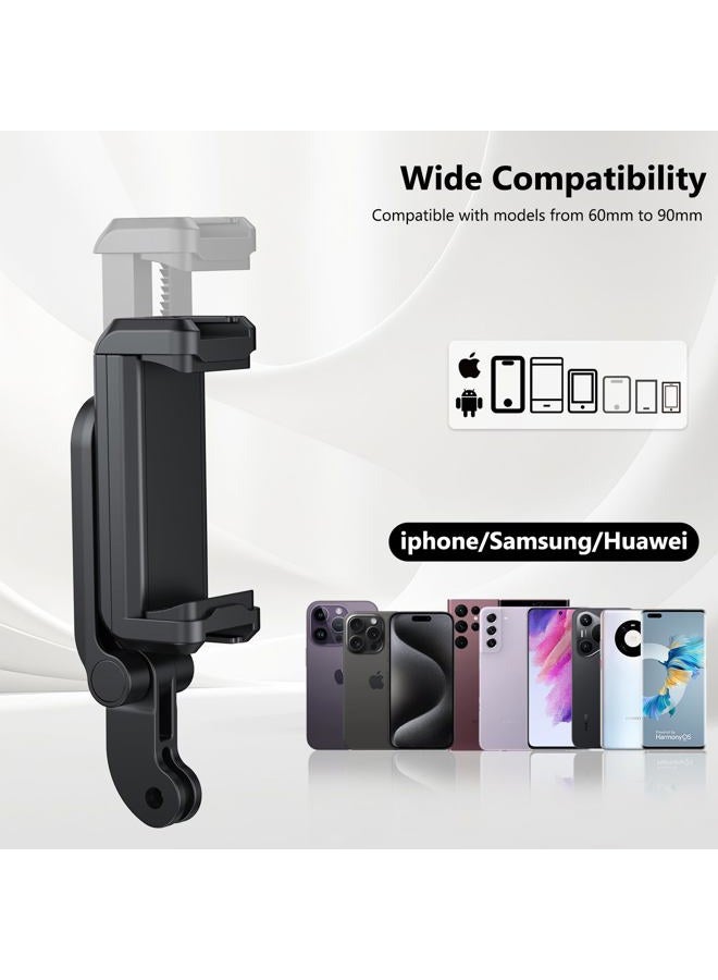 VRIG Phone Holder/Hot Shoe Mount Adapter Kit Compatible with Action Camera GoPro Hero 11 10 9 8 7 6 5, DJI OSMO Action/Action 2, iPhone13 Pro Max, Samsung, Attaching on DSLR Camera or Ring Light - Image 4