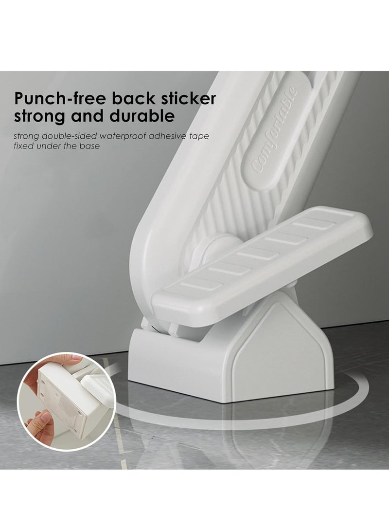 KASTWAVE Foot Operated Toilet Lid Lifter, Toilet Seat Lifter Pedals Touchless Universal, Lifter Toilet Seat Holder, Avoid Touching Toilet Covers Lifting Pedals for Hotel Bathroom, Toilet Lift Tools - Image 5