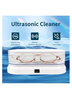 SYOSI Ultrasonic Jewelry Cleaner, 45kHz Portable Household Cleaner for All Jewelry, Ring, Earrings, Necklace, Silver, Retainer, Eyeglass, Watches, Coins, Razors  - Image 2