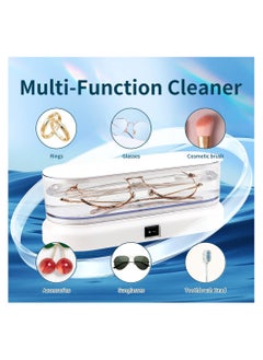 SYOSI Ultrasonic Jewelry Cleaner, 45kHz Portable Household Cleaner for All Jewelry, Ring, Earrings, Necklace, Silver, Retainer, Eyeglass, Watches, Coins, Razors  - Image 4