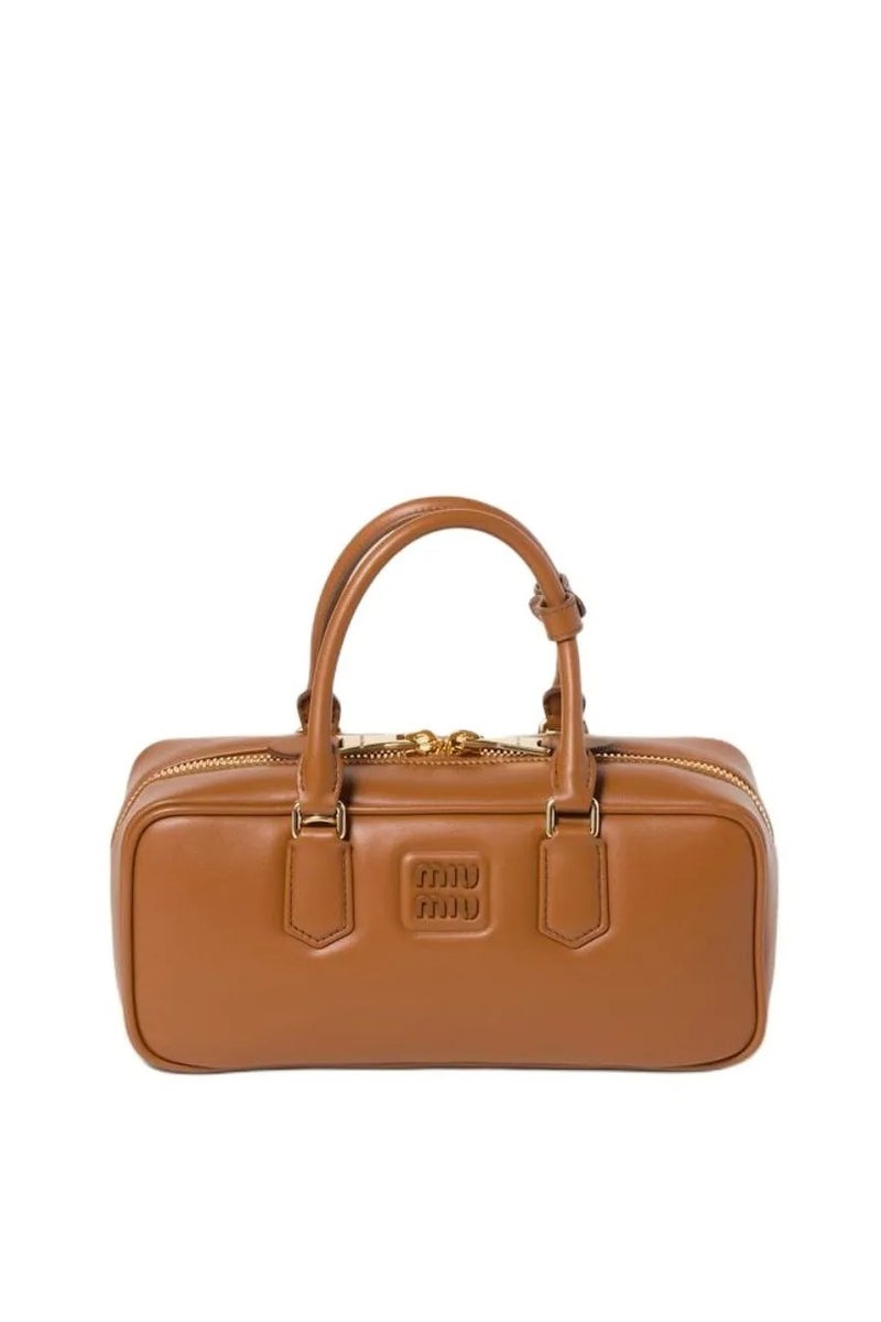 Miu Miu MIU Arcadie Leather Crossbody Hobo Handbag Women Camera With Top Handle  - Image 1