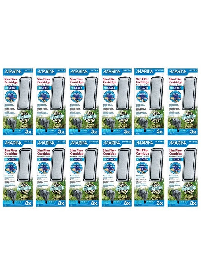 خرطوشة فلتر مارينا سليم كربون بلس سيراميك، 36 قطعة