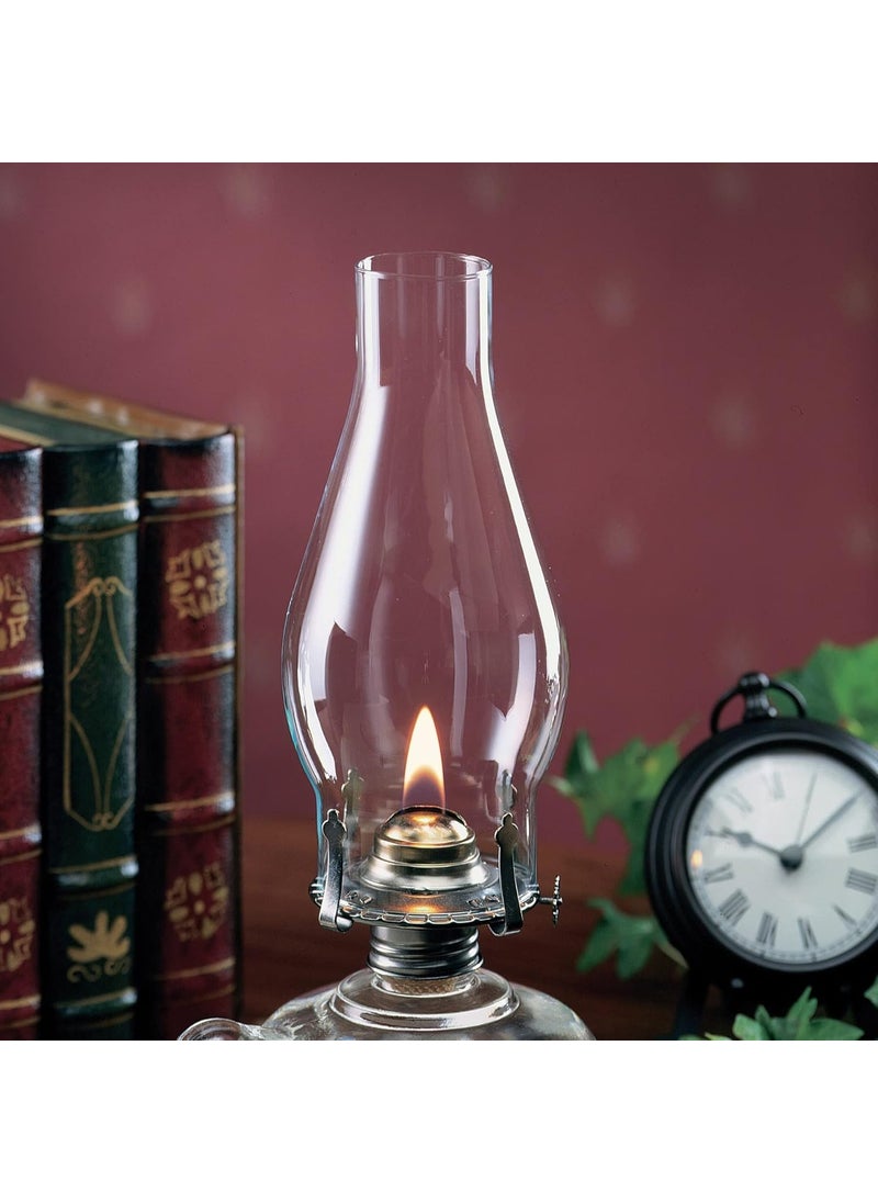 Lamplight Lamplight Replacement Hurricane Oil Lamp Chimney  775 Glass Chimney for Chamber Oil Lamps with 258 Base Opening  - Image 2