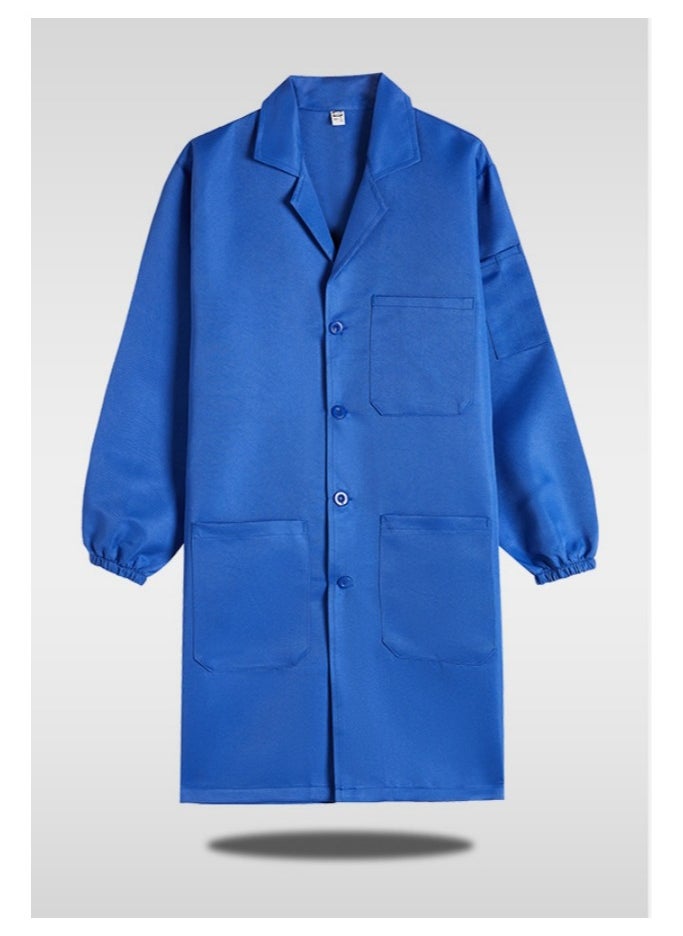 KUYING Big Coat Work Clothes Long Laboratory Protective Clothing Carrying Long Sleeved Jacket  - Image 1