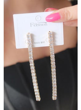 Riton Psgt special Zirconium Stone Gold/Silver Plated Earring Evening Dress Suit Set  - Image 3