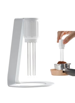 Generic Magnetic Coffee Distributor: New Pin-Style Coffee Powder Scatterer, Stir and Break Coffee Powder Clumps, Optimize Coffee Extraction, Enhance Coffee Taste(white)  - Image 1