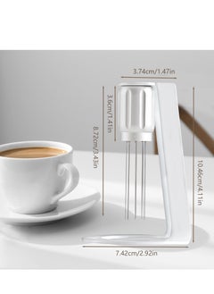 Generic Magnetic Coffee Distributor: New Pin-Style Coffee Powder Scatterer, Stir and Break Coffee Powder Clumps, Optimize Coffee Extraction, Enhance Coffee Taste(white)  - Image 4