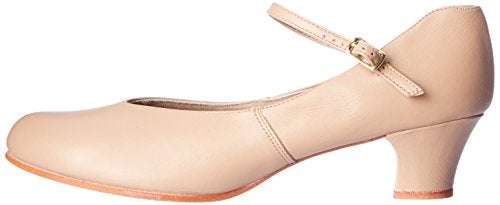 Capezio womens Jr Footlight Character dance shoes Caramel 85 US - Image 3