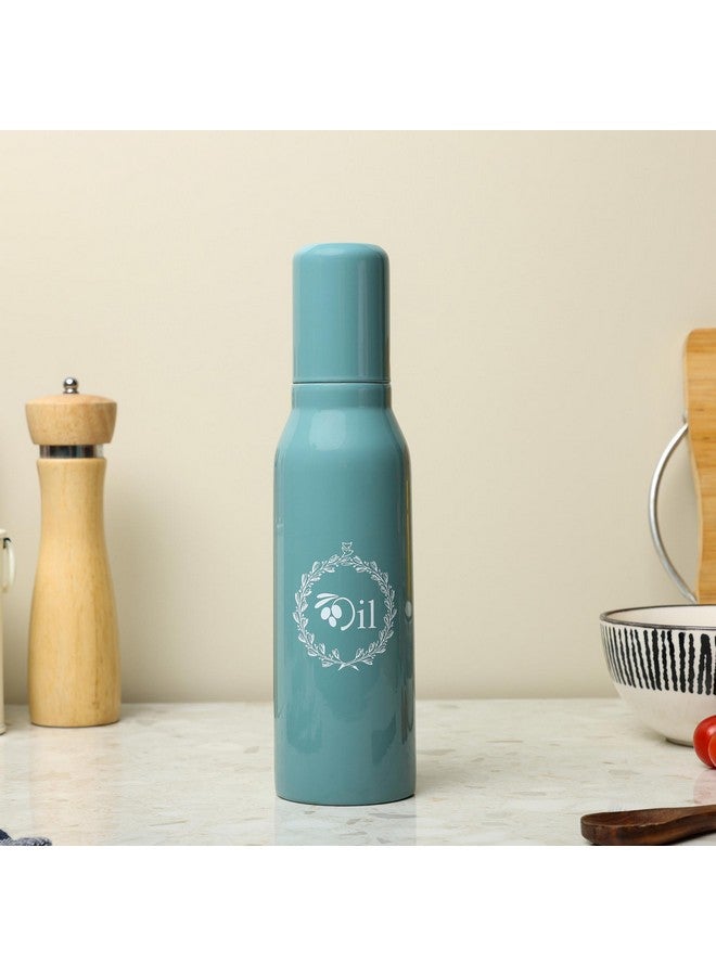 dudki Stainless Steel Oil Dispenser 750 ML Bottle Leakproof | Oil Nozzle Dropper | Cooking Oil Bottle For Home, Kitchen, Cooking, Café, Restaurant (Moss Green) - Image 2