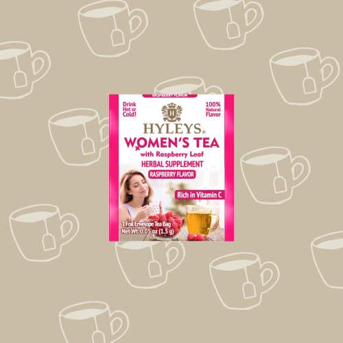 Hyleys Women Tea Raspberry Flavor - 25 Tea Bags - Supports Female Period and Healthy Menstrual Cycle - Image 3