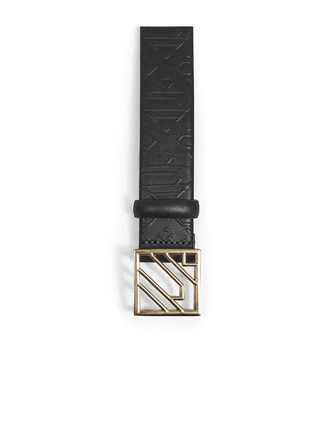 ايبيكيول Monogram Buckle Leather Belt