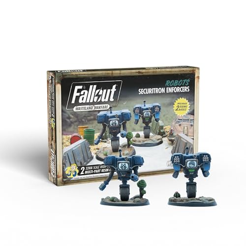 Modiphius Fallout Wasteland Warfare Robots Securitron EnforcersVarious - Image 1