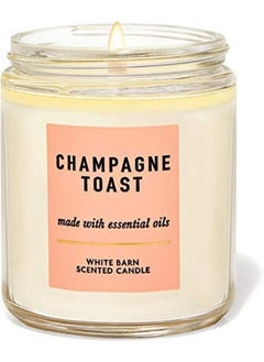 White Barn White Barn Bath & Body Works Single Wick Scented Candle Champagne Toast (Champagne Toast) Packaging Varies  - Image 5