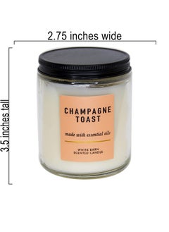White Barn White Barn Bath & Body Works Single Wick Scented Candle Champagne Toast (Champagne Toast) Packaging Varies  - Image 3