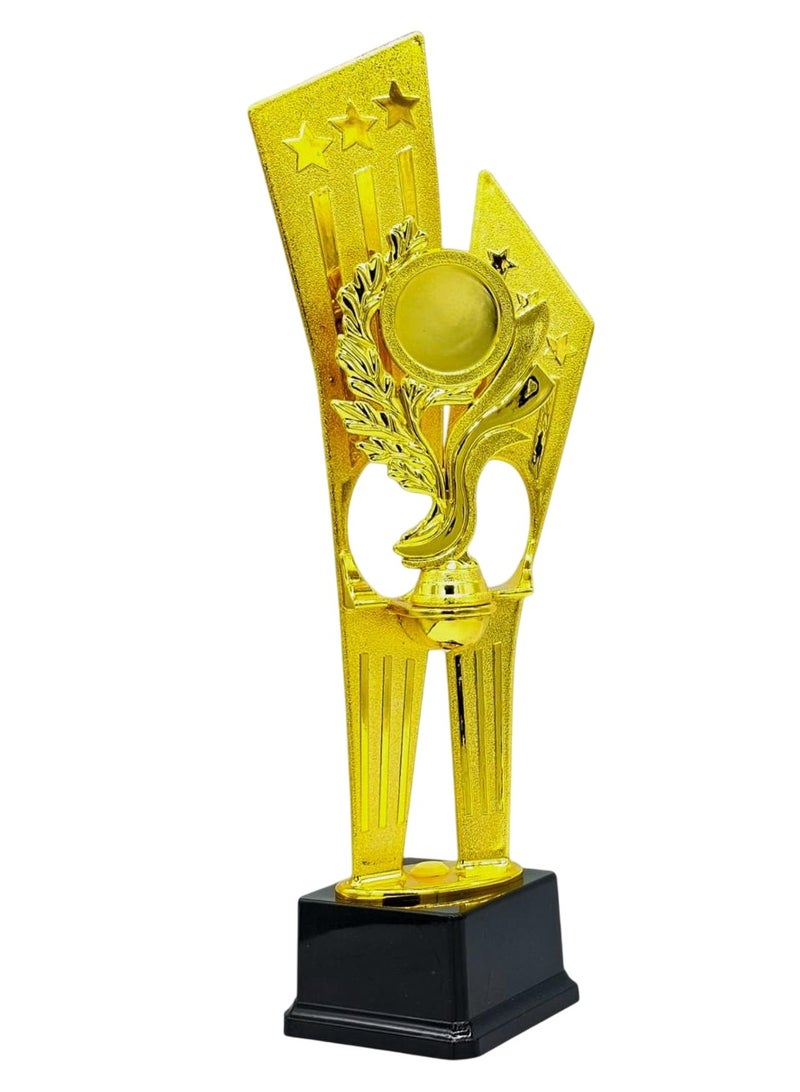 سبال كأس كرة قدم ذهبي مقاس 35 سم - جائزة مميزة لأبطال كرة القدم والبطولات والفعاليات الرياضية - Image 1