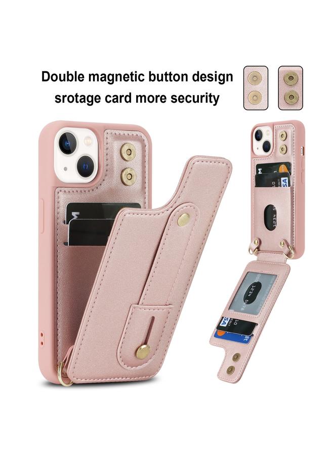 S-TOP Case For iPhone 11 Wristband Vertical Flip Wallet Back Cover Phone Case - Image 2
