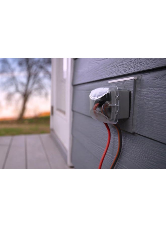 Intermatic WP3100C Weatherproof Electrical Outlet Cover - Extreme Temperature Resistance, Heavy-Duty Construction, Versatile Design & Multi-Configurable, Easy Install, Secure Fit for Outdoor In-Use - Image 4