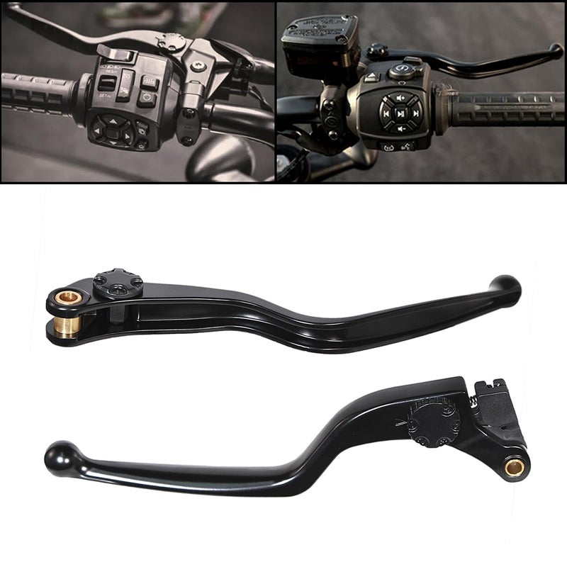 Rudyness Motorcycle Black Clutch Brake Levers Replacement for Harley Sporster S RH1250 Pan America Nightster 975