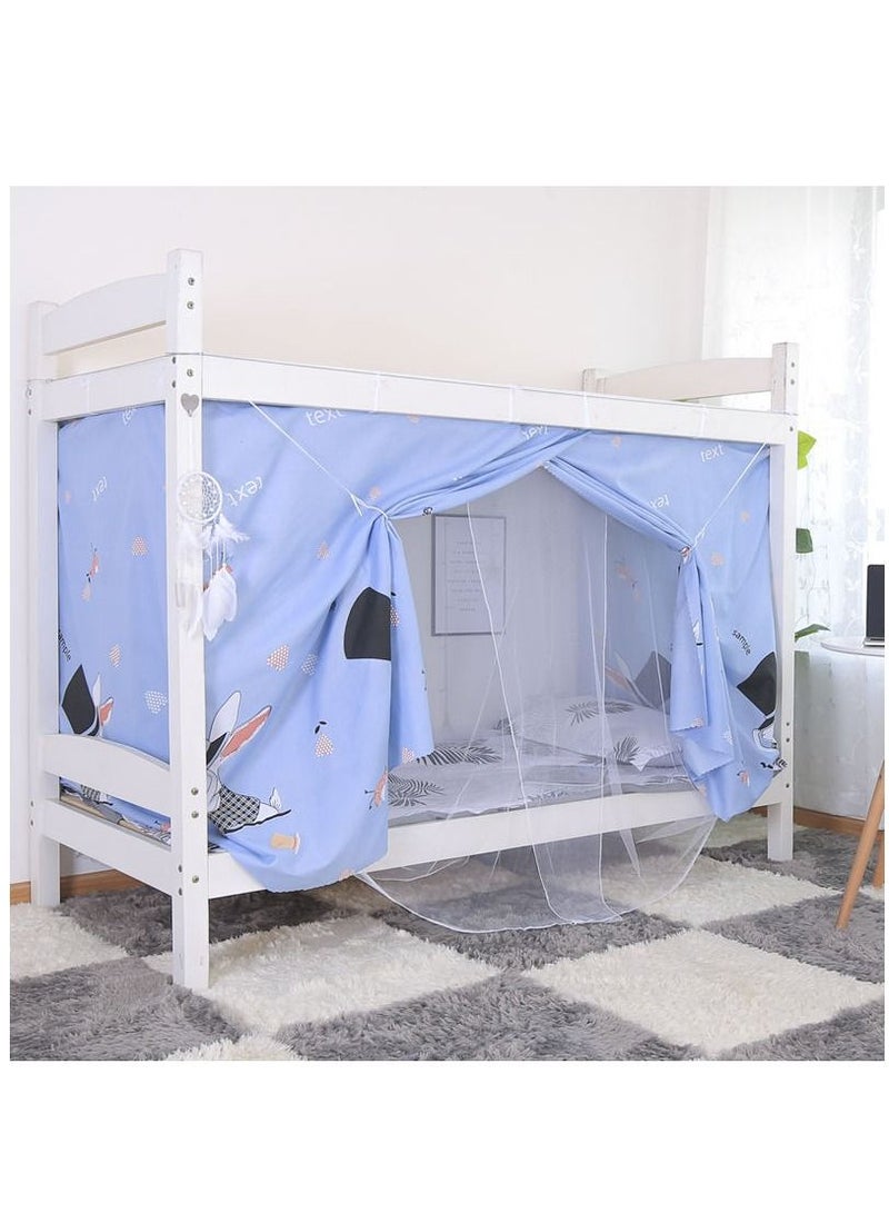 Bluejw Dormitory Bed Curtains: Create Your Own Personal Space in the Dorm Mosquito-Proof Privacy Bed Curtains