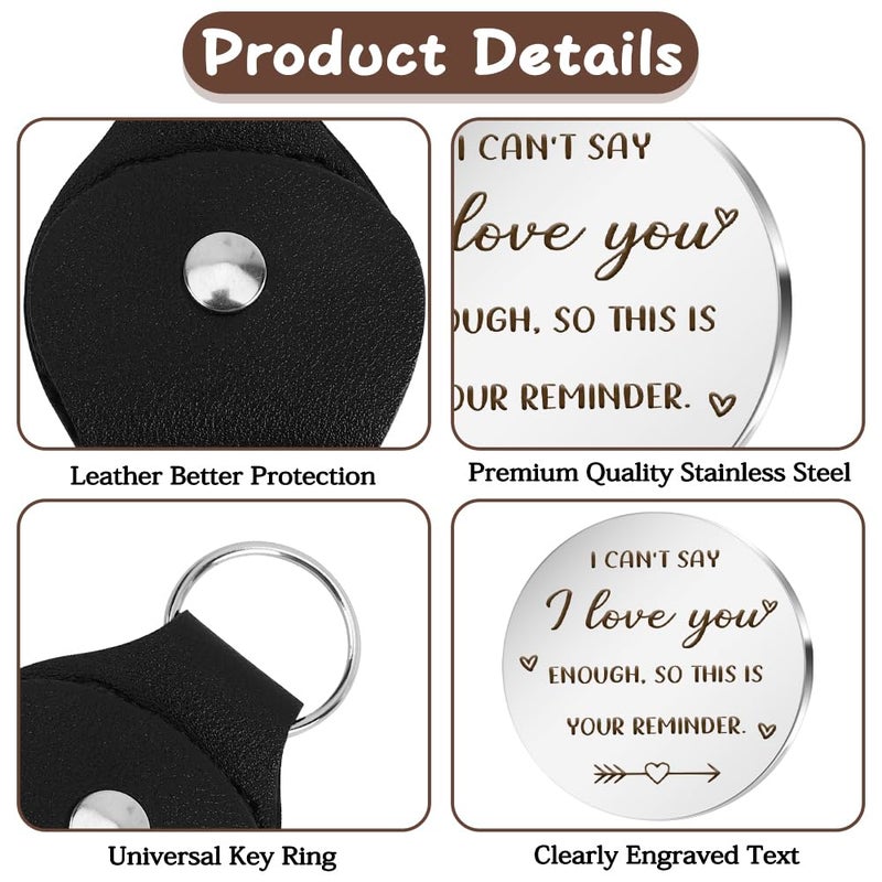 JIOMULIG Valentine's Day Gifts for Him Anniversary Birthday Gifts for Men Long Distance Relationship Gifts Pocket Hug Token I Love You Gifts for Boyfriend Husband Couple Gifts - Image 3