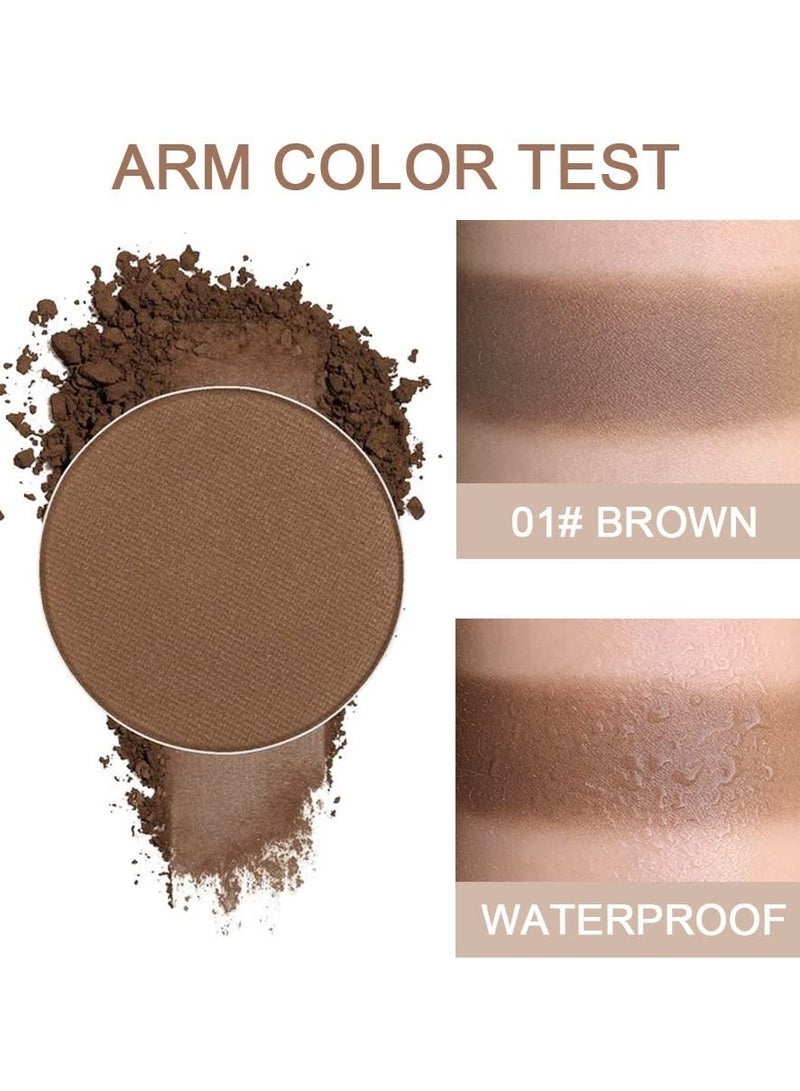 SUAKE Brown Hair Shadow Powder with Puff Touch Instantly Natural Magical Quick Cover Hairline Powder Hair Root Dye Hair Root Concealer for Thinning Hair to Beautify Forehead Curves 4g - Image 3