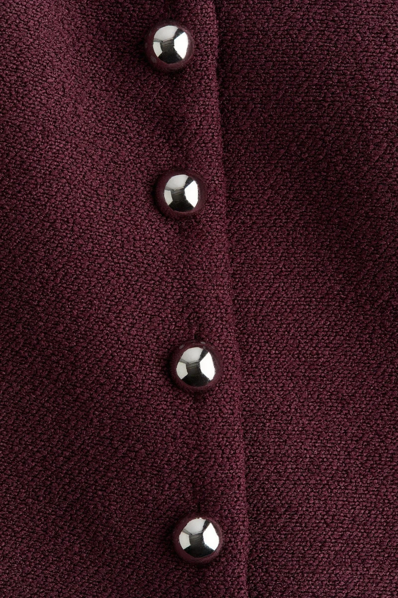 اتش اند ام فستان من نسيج بوكليه