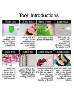 Y&D DIY 5D Diamond Painting by Number Kits for Adults, Cross Stitch Crystal Rhinestone Embroidery Pictures Arts Craft Home Wall Decor Gift, Full Drill tion  - Image 5