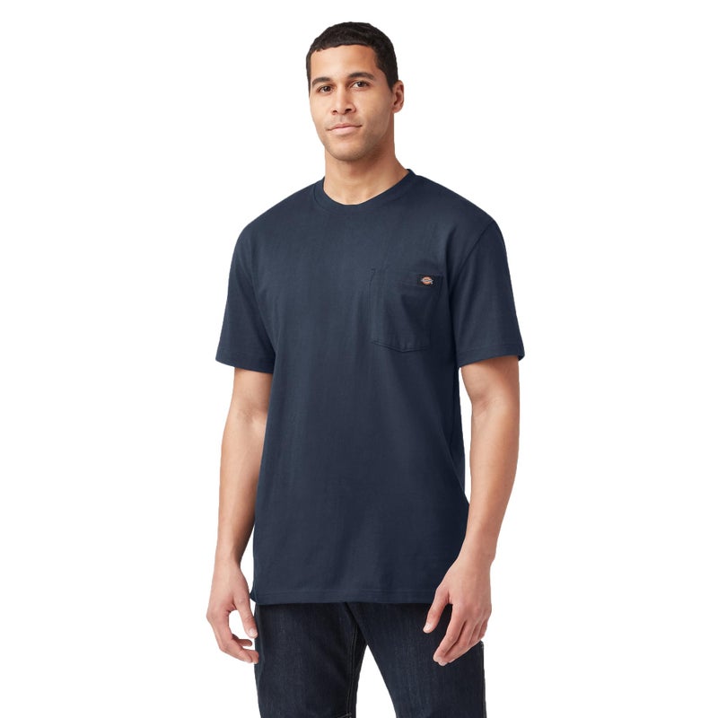 Dickies Men's Heavyweight Crew Neck Short Sleeve Tee Big-Tall,Dark Navy,3X-Large Tall - Image 1