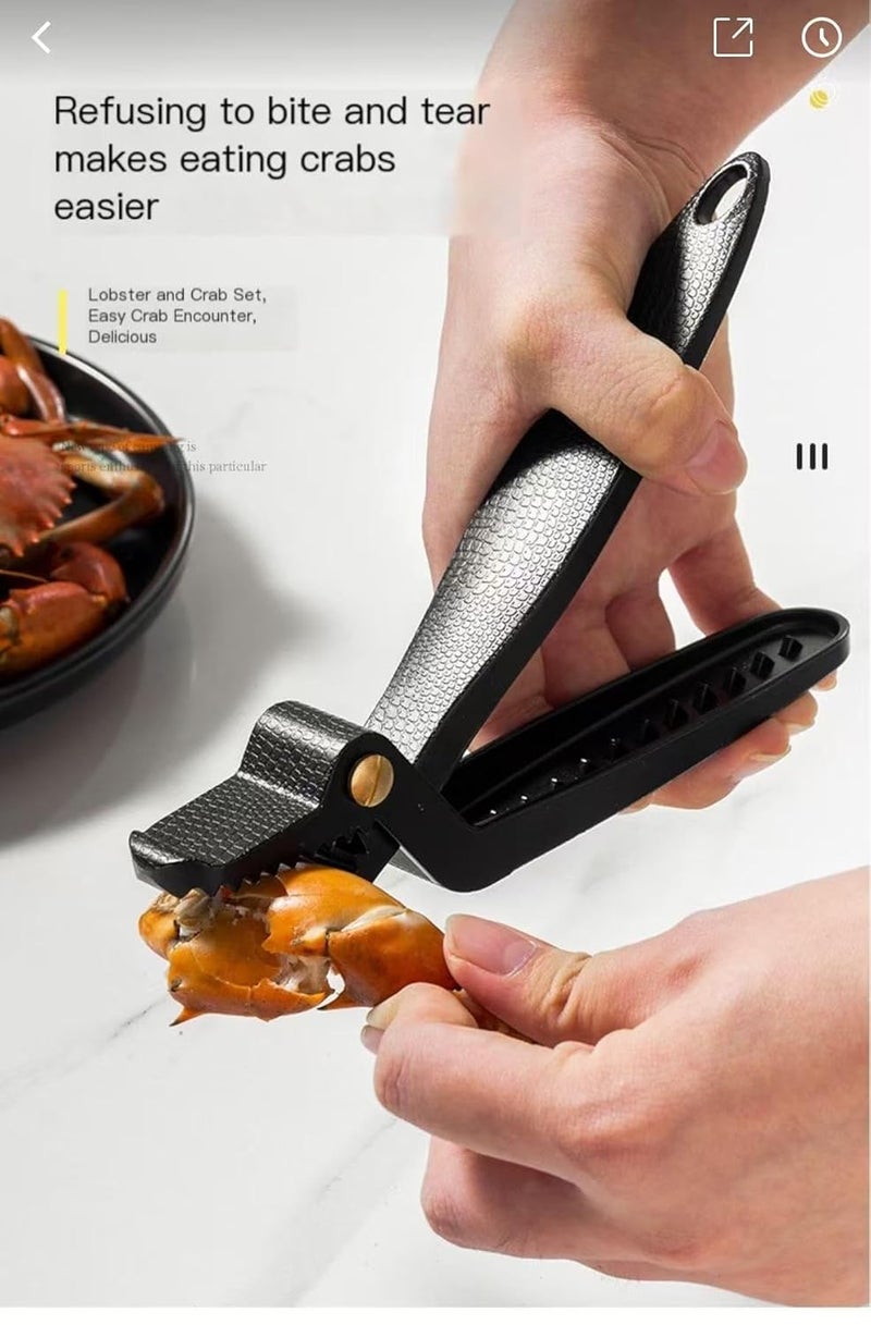 NILKANTH Nut Cracker Walnut Cracker Crab Cracker Lobster Cracker Zinc Alloy Clam Opener Seafood Seafood Cracker for Hard Shell Nuts Kitchen Cooking Tool Accessories - Image 4