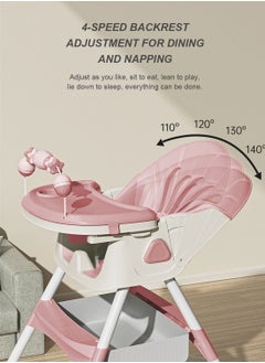 MaBaby Multifunctional Baby Highchair Adjustable And Portable Baby Dining Chairs Home Rocking Chair With Storage Box  - Image 5