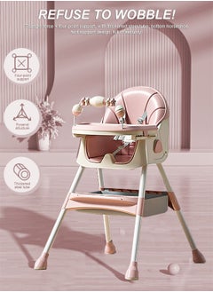 MaBaby Multifunctional Baby Highchair Adjustable And Portable Baby Dining Chairs Home Rocking Chair With Storage Box  - Image 3