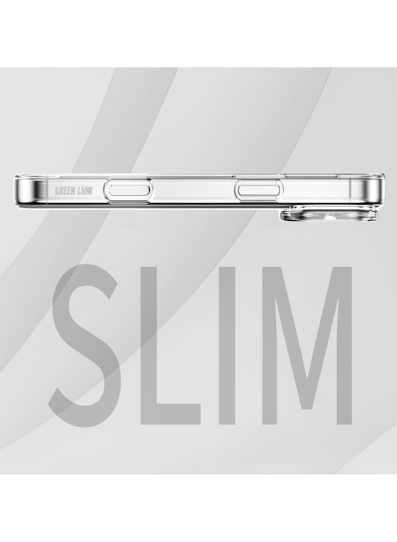 GREEN LION iPhone 16 Pro Max Delgado PC Case / Anti-Fingerprint / Anti-Yellowing / Anti-Scratch / HD Clarity / Slim Fit / Precise Cutouts / Daily Protection / Eco-Friendly Material - Clear - Image 5