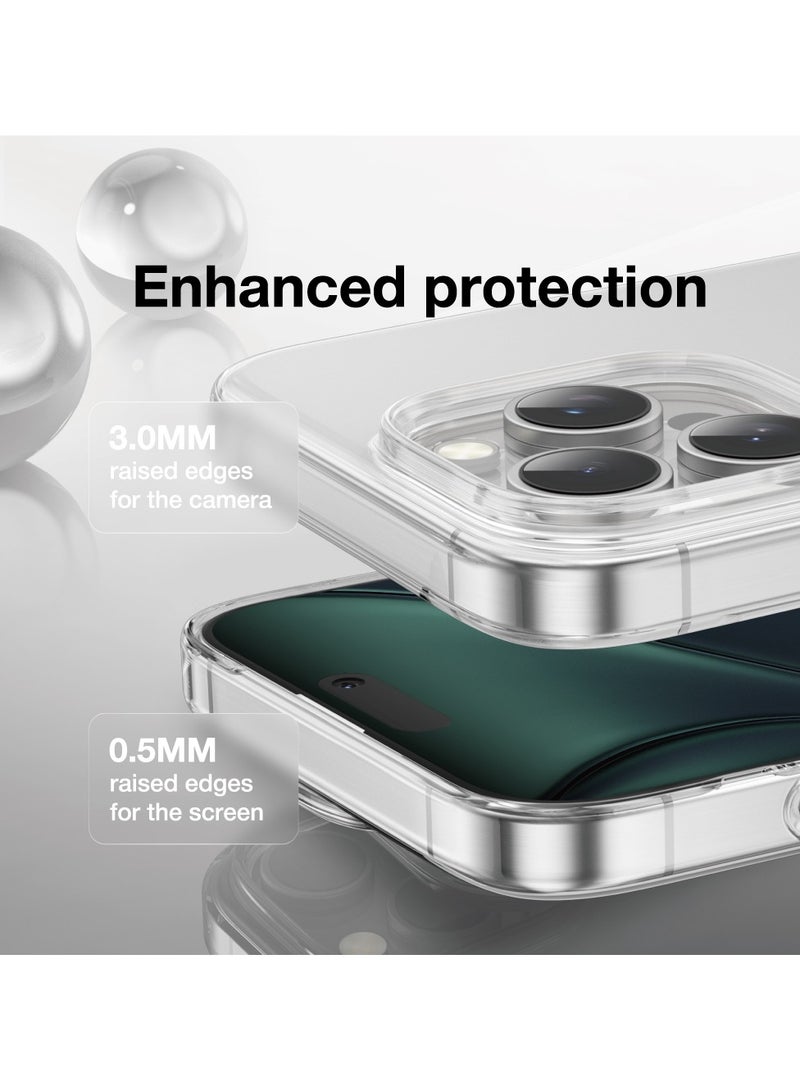 GREEN LION iPhone 16 Pro Max Delgado PC Case / Anti-Fingerprint / Anti-Yellowing / Anti-Scratch / HD Clarity / Slim Fit / Precise Cutouts / Daily Protection / Eco-Friendly Material - Clear - Image 4