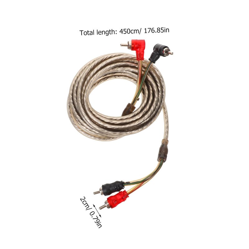 Pure Copper Car Audio Subwoofer Cable Power Amplifier Speaker Wire Enhanced Bass - Image 3