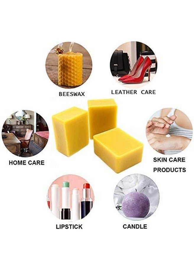 TooGet Pure Yellow Beeswax Blocks - 100% Natural Beeswax Bars, Triple Filtered - Premium Quality, Cosmetic Grade - 32 OZ - Image 4